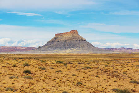 Sandstone formations in Utah, USA. Beautiful Unusual landscapes.の写真素材