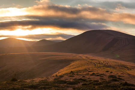 Beautiful natural landscapes in Carpathian mountainsの写真素材