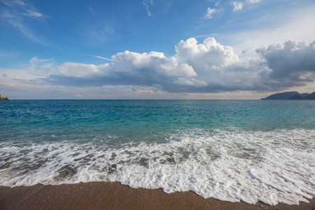 Sea landscapes in sunny dayの写真素材