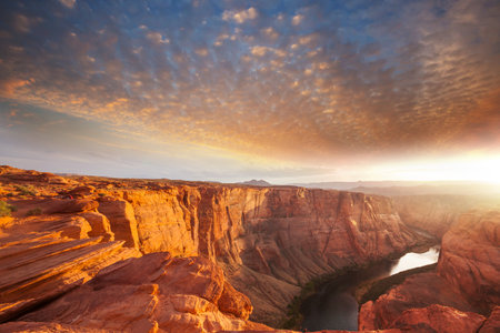 Canyon of the Colorado river in Utah, USAの写真素材