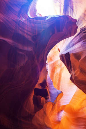 Antelope canyon near Page, Arizona, USAの写真素材