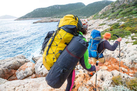 Beautiful nature landscapes in Turkey mountains.  Lycian way is famous among  hikers.の写真素材