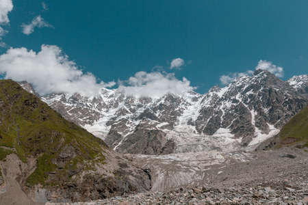 High Caucasus mountains. Svaneti. Georgia.の写真素材