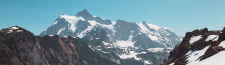 Mt Baker recreational area in autumn season