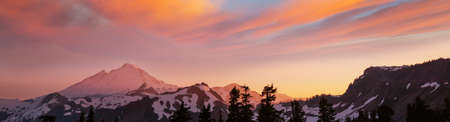 Mt Baker recreational area in autumn season