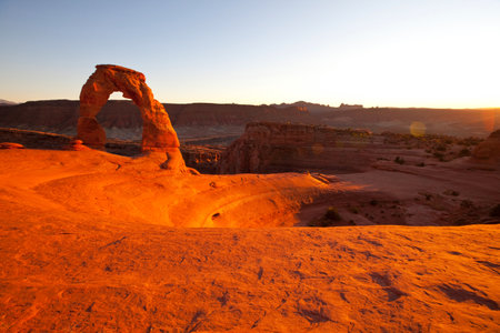 Delicate Arch in Arches National Park, Utah.