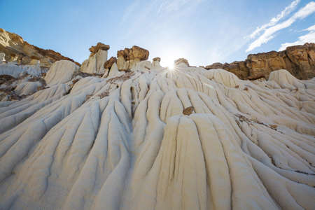 Unusual  hoodoos  Wahweap in Utah, USAの写真素材