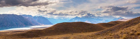 Amazing natural landscapes in New Zealand.  Beautiful Mountains .