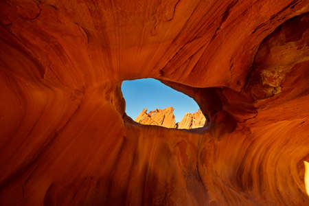Desert landscapes in Nevada state, USAの写真素材