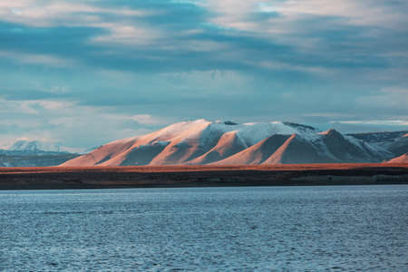 Beautiful nature scene in early winter mountains. Sierra Nevada landscapes. USA, California. Travel...