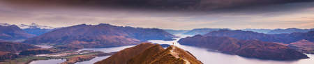 New Zealand landscapes.  Lake Wanaka