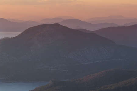Beautiful sea coast in Turkeyの写真素材