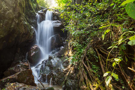 Beautiful waterfall on Sri Lanka
