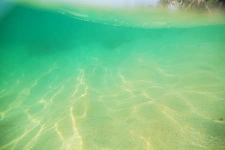 wave abstract or rippled water texture backgroundの写真素材