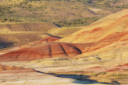 John Day Fossil Beds National Monument, Oregon, USA. Unusual natural landscapes.