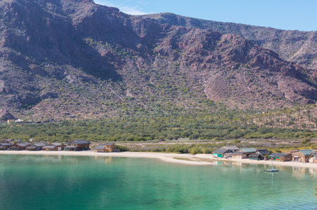 Beautuful Baja California landscapes, Mexico. Travel background, concept