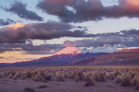 Unusual mountains landscapes  in Bolivia altiplano travel adventure South America