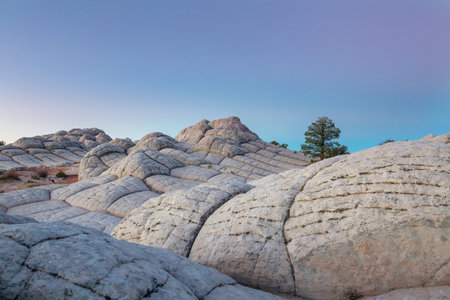 Sandstone formations in Utah, USA. Beautiful Unusual landscapes.の写真素材