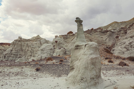 Sandstone formations in Utah, USA. Beautiful Unusual landscapes.