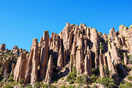 Unusual  landscape at the Chiricahua National Monument, Arizona, USA