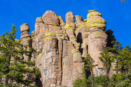 Unusual  landscape at the Chiricahua National Monument, Arizona, USAの写真素材