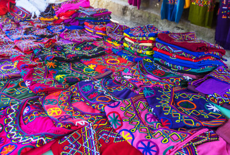 Handmade traditional guatemalan clothing designの写真素材