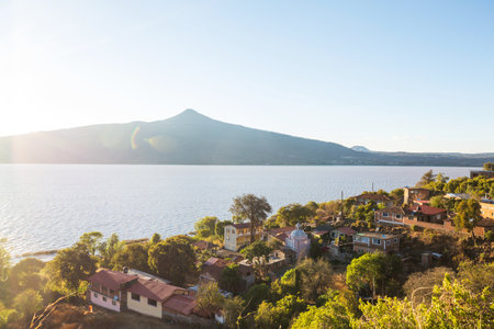 The fishing boats in Mexicoの写真素材