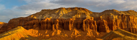 Unusual natural landscapes in Capitol Reef National Park, Utahの写真素材