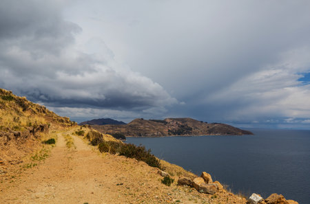 Beautiful Titicaca Lake in Bolivia