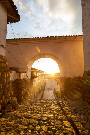 The Colonial architecture in Peru, South America