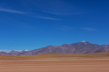 Fantastic Scenic landscapes of Northern Chile, Atacama desert. Beautiful inspiring natural landscapes.の写真素材