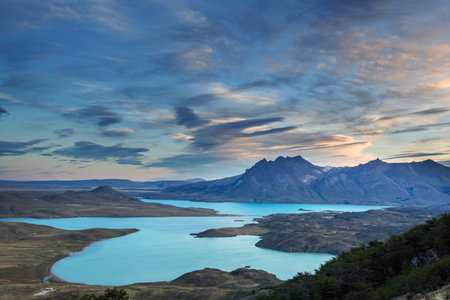 Perito Moreno National Park in Argentina, South America.の写真素材