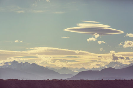 Patagonia landscapes in Southern Argentina. Beautiful natural landscapes.