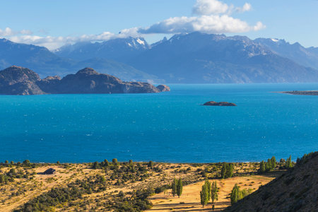 Pacific ocean coast along Carretera Austral, Patagonia, Chile