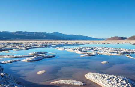 Fantastic Scenic landscapes of Northern Argentina. Beautiful inspiring natural landscapes. Laguna...