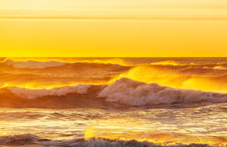 sea sunset for natural background