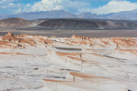 Fantastic Scenic landscapes of Northern Argentina. Beautiful inspiring natural landscapes. Campo de Piedra Pomez near Antofagasta de la Sierra, Puna.の写真素材