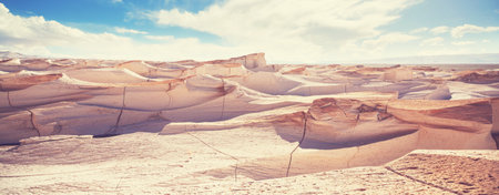 Fantastic Scenic landscapes of Northern Argentina. Beautiful inspiring natural landscapes. Campo de Piedra Pomez near Antofagasta de la Sierra, Puna.の写真素材