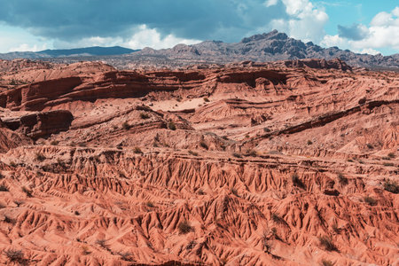 Fantastic Scenic landscapes of Northern Argentina. Beautiful inspiring natural landscapes.の写真素材