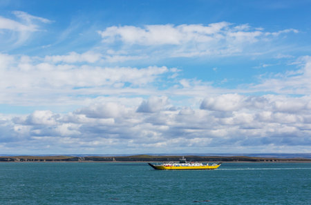 Strait Of Magellan,  Patagonia, Chileの写真素材