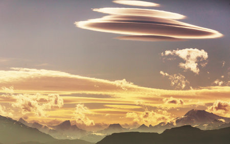 Patagonia landscapes in Southern Argentina. Beautiful natural landscapes.
