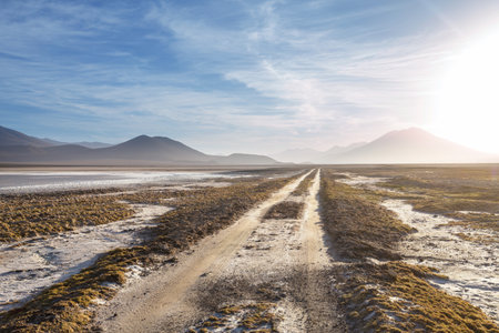 desert at sunrise, Chile, Atacama