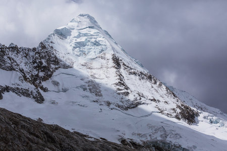 Beautiful mountains landscapes in Cordillera Blanca,  Peru, South America