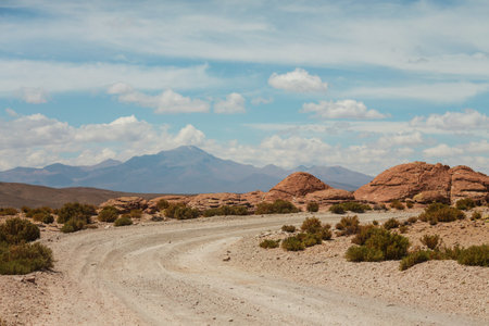Legendary Ruta 40 in Northern Argentina, South Americaの写真素材