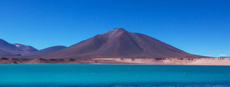 Beautiful natural landscapes in Atacama desert, northern Chileの写真素材