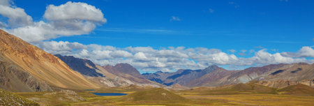 Amazing mountain landscapes in Valle Hermosa, Argentina, South America