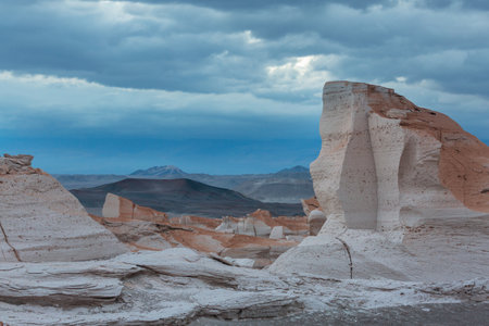 Fantastic Scenic landscapes of Northern Argentina. Beautiful inspiring natural landscapes. Campo de Piedra Pomez near Antofagasta de la Sierra, Puna.の写真素材