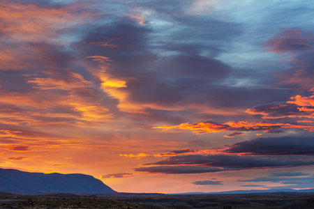 Patagonia landscapes in Southern Argentina. Beautiful natural landscapes.の写真素材