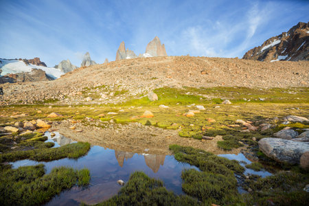Patagonia landscapes in Southern Argentina. Beautiful natural landscapes.の写真素材