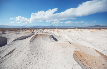 Fantastic Scenic landscapes of Northern Argentina. Beautiful inspiring natural landscapes. Campo de Piedra Pomez near Antofagasta de la Sierra, Puna.の写真素材